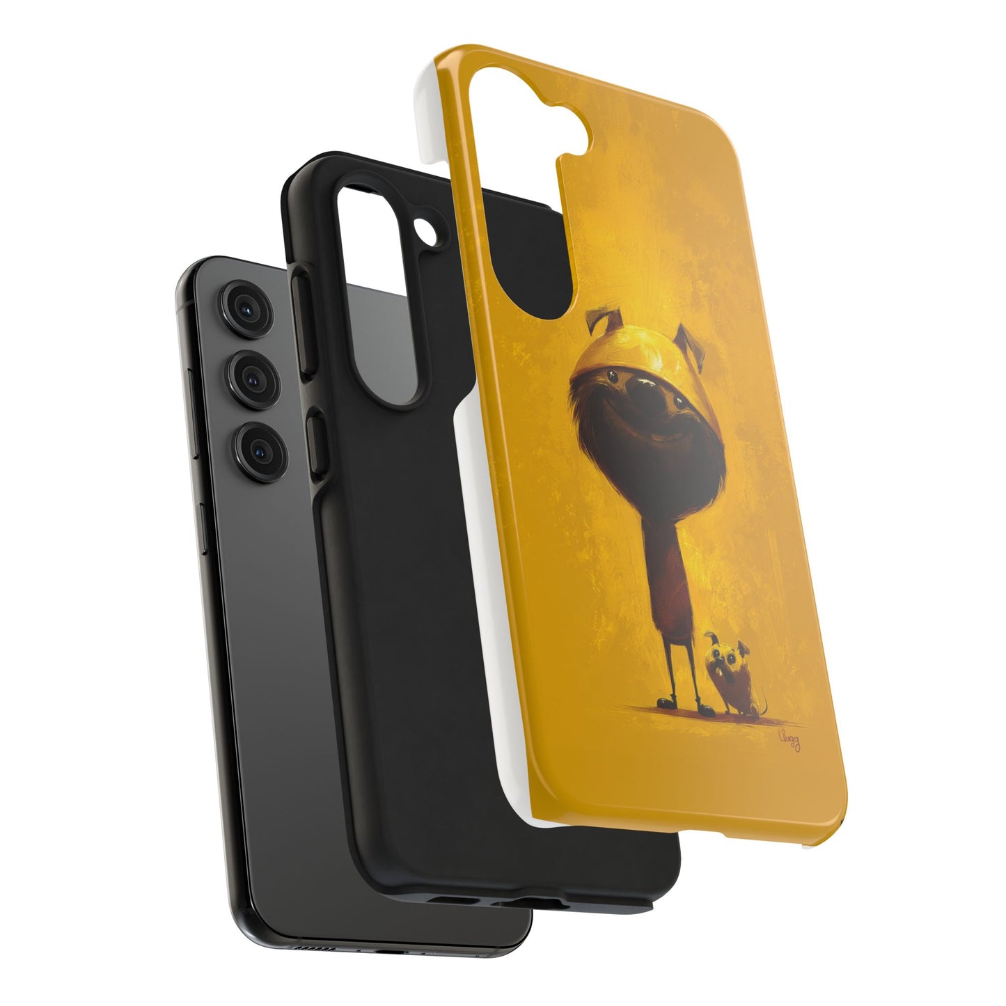 Cute Dog-Themed Tough Phone Cases - Durable Protection & Fun Design