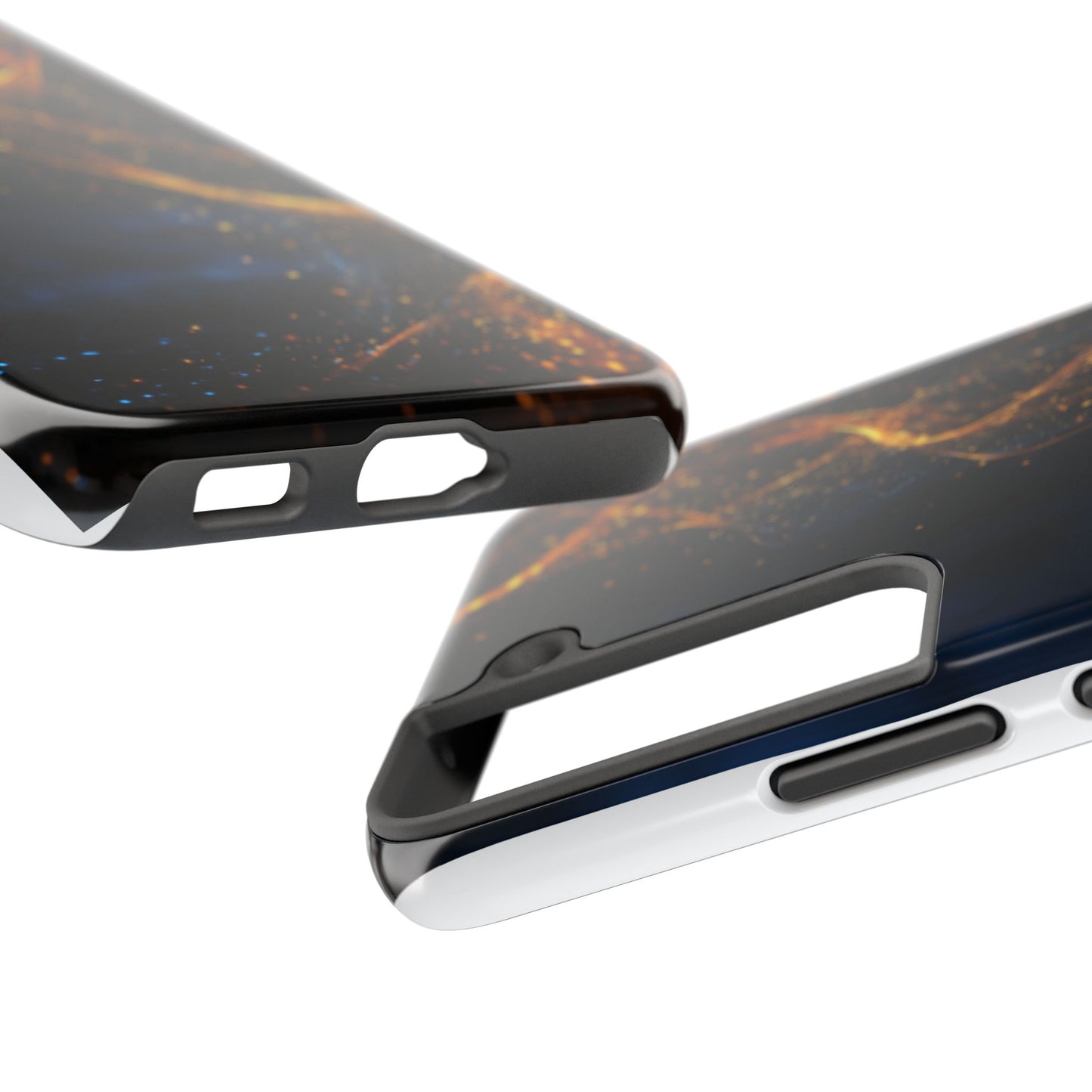 Galaxy Sparkle Tough Phone Case - Durable Protection with Elegant Design