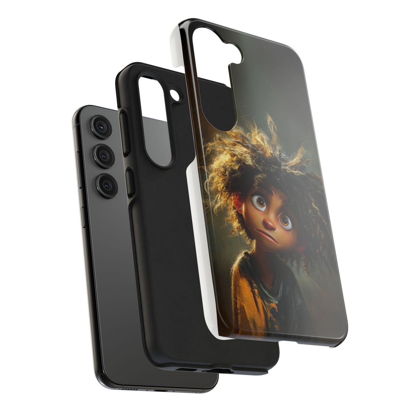 Whimsical Character Tough Phone Case for Kids