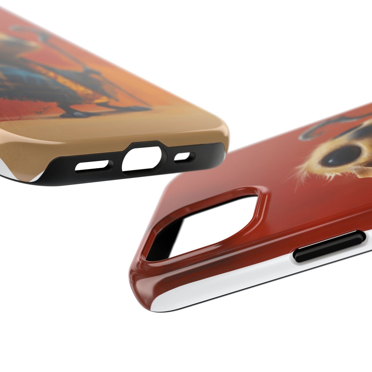 Whimsical Tough Phone Case - Cute Character Design for Kids & Adults