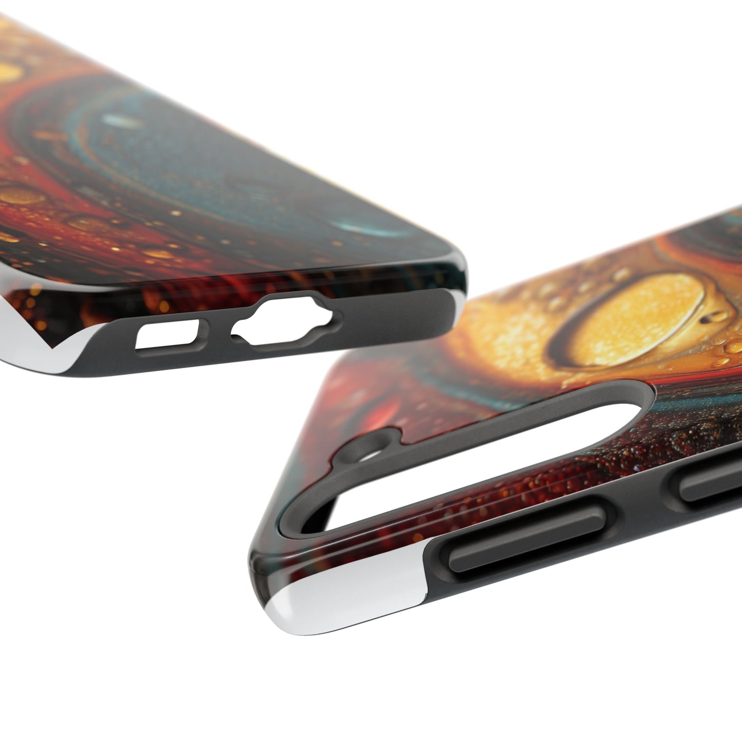 Vibrant Watercolor Tough Phone Case - Colorful Abstract Design