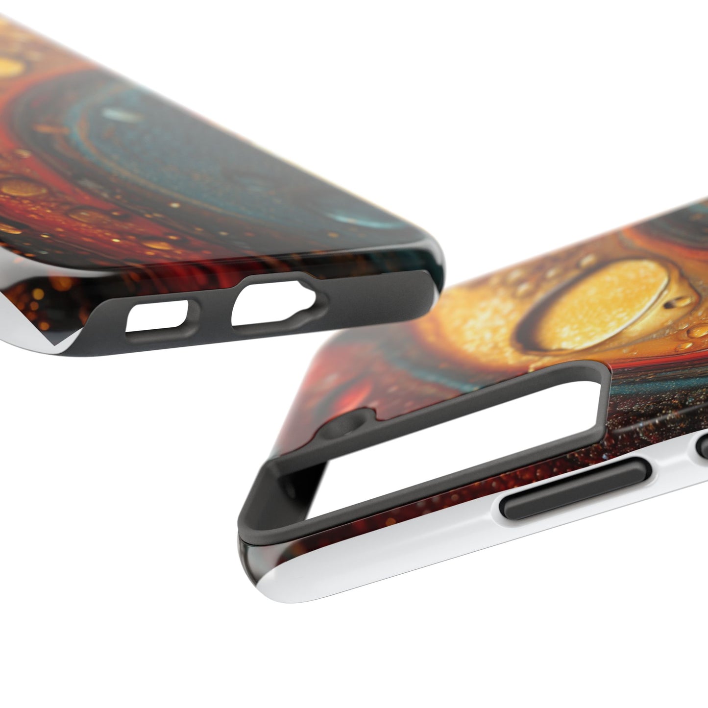 Vibrant Watercolor Tough Phone Case - Colorful Abstract Design