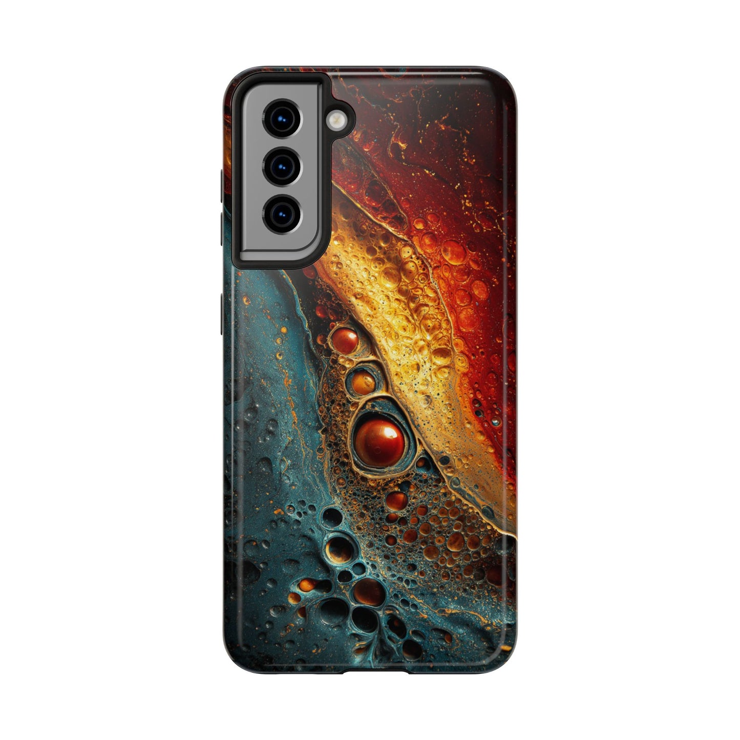 Abstract Colorful Tough Phone Case - Protective Cover with Unique Design