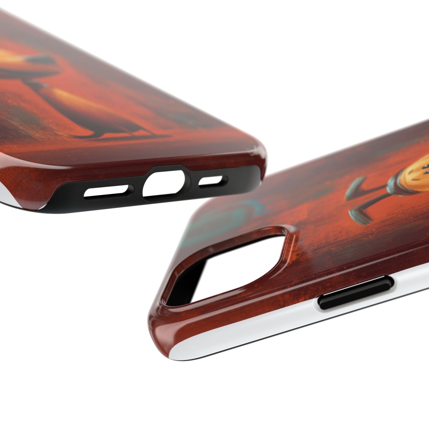 Playful Dog Art Tough Phone Case - Perfect for Pet Lovers