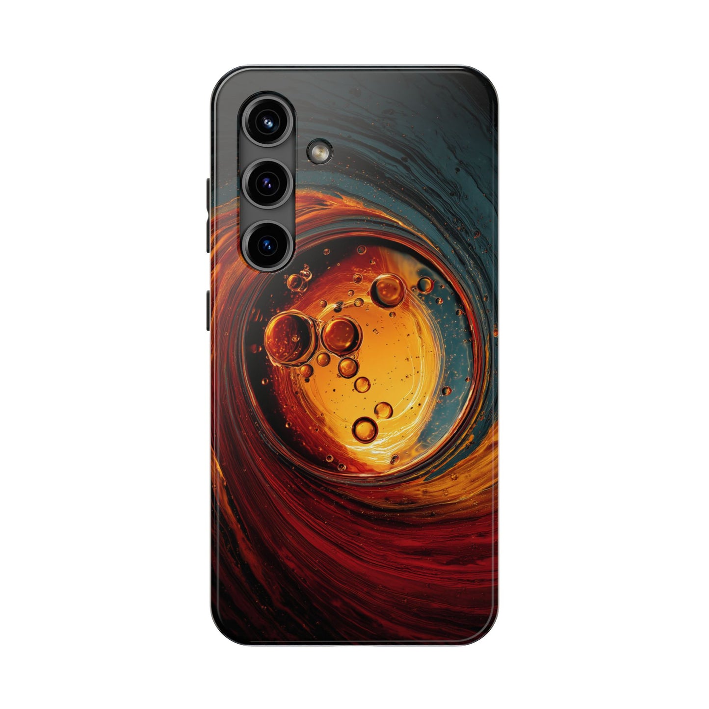 Vibrant Abstract Phone Case with Bubble Design - Tough & Stylish