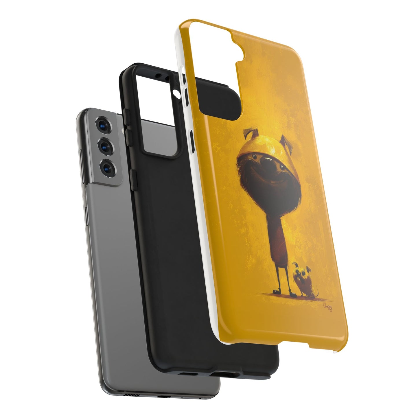 Cute Dog-Themed Tough Phone Cases - Durable Protection & Fun Design