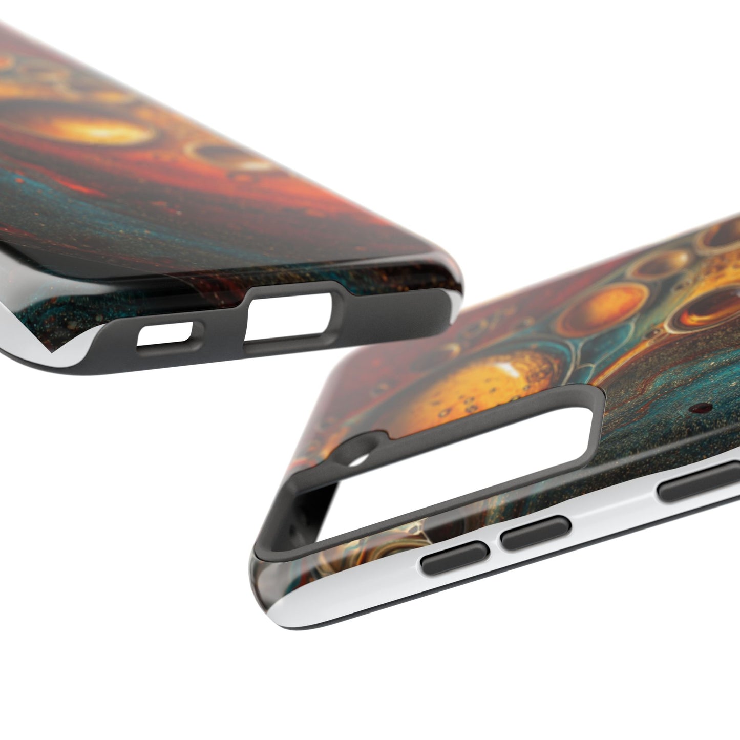 Abstract Art Tough Phone Case - Unique Colorful Design
