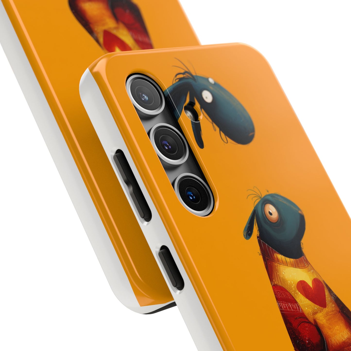 Cute Cartoon Tough Phone Case - Whimsical Sheep Design