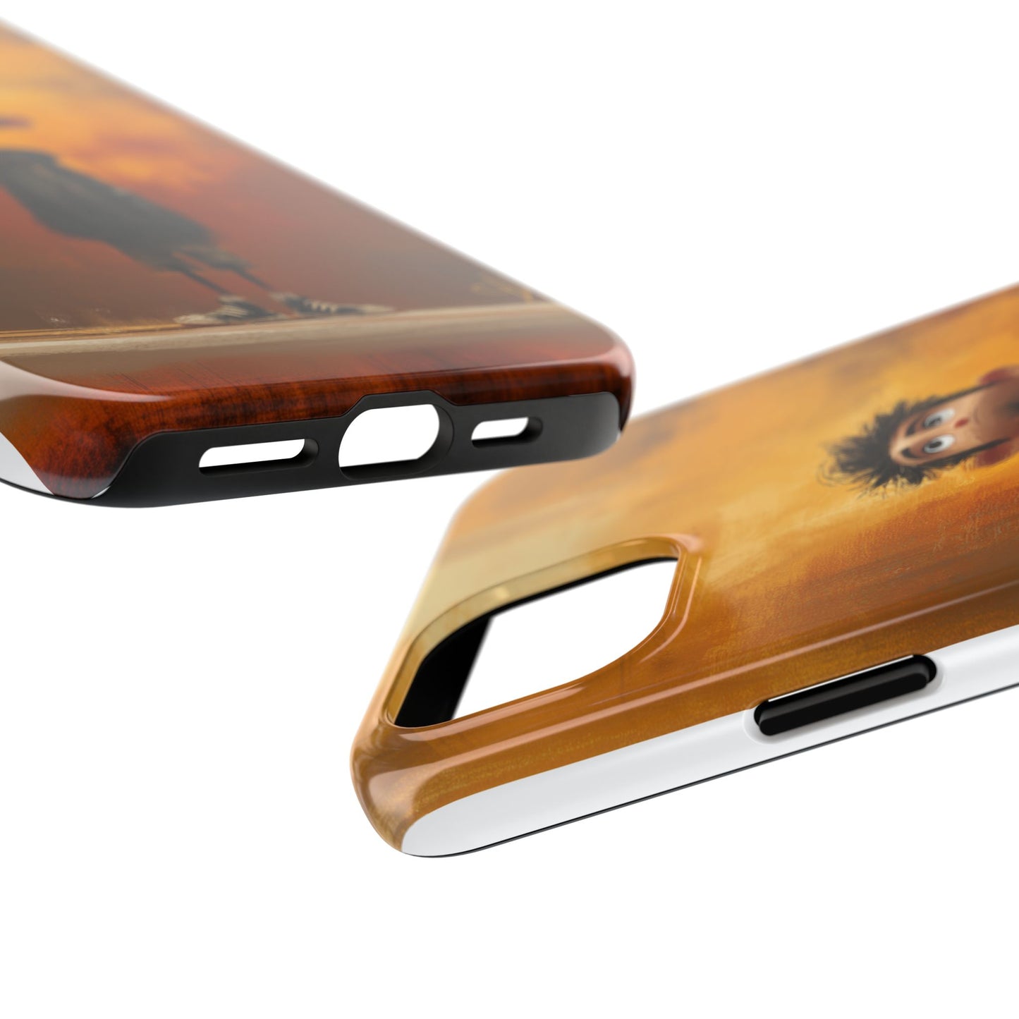 Unique Tough Phone Cases with Artistic Boy Design - Perfect for Kids and Teens