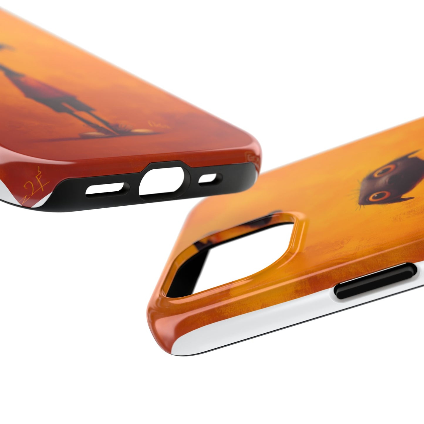 Whimsical Tough Phone Cases - Unique, Durable Design for Creative Minds