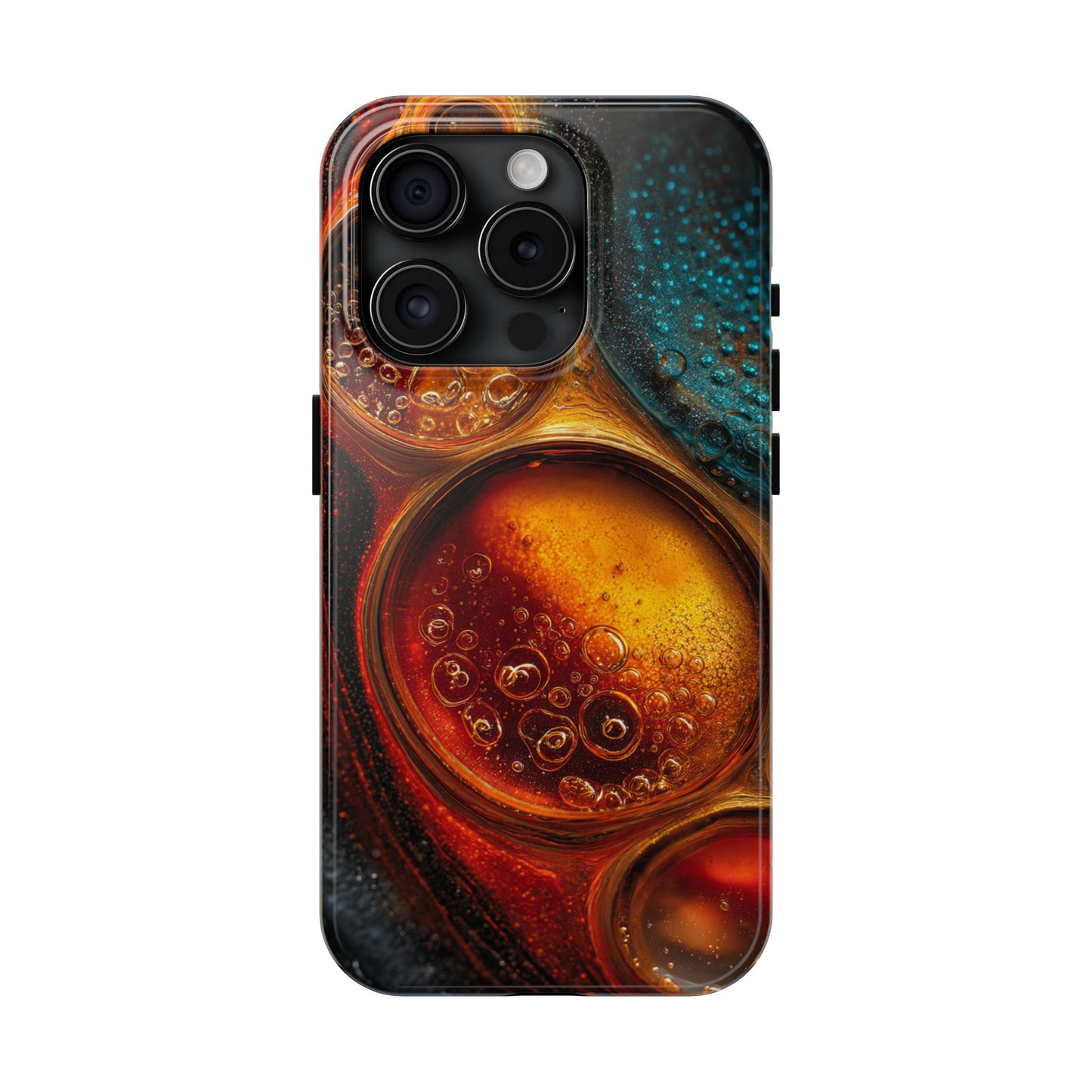 Vibrant Abstract Tough Phone Case – Bubble Design for Ultimate Protection