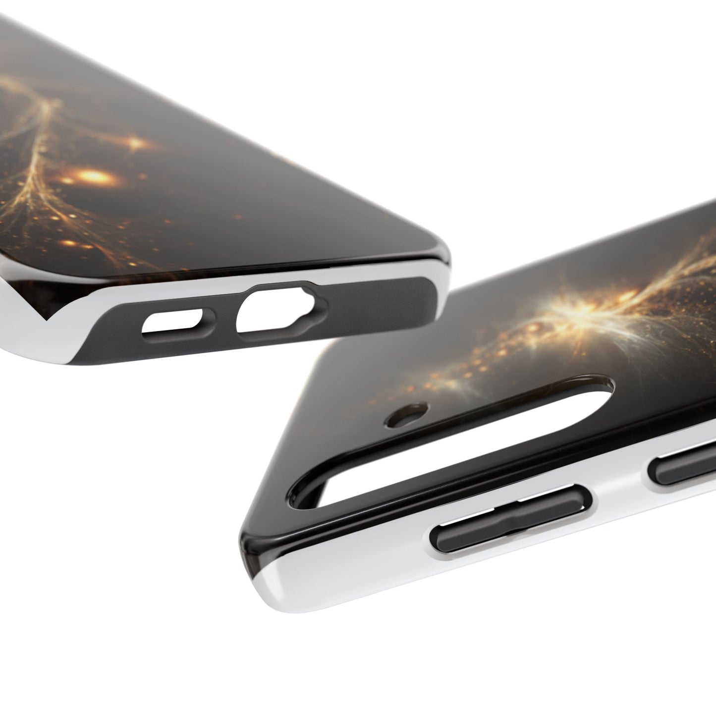 Cosmic Glow Tough Phone Case - Galaxy Design for Sci-Fi Lovers
