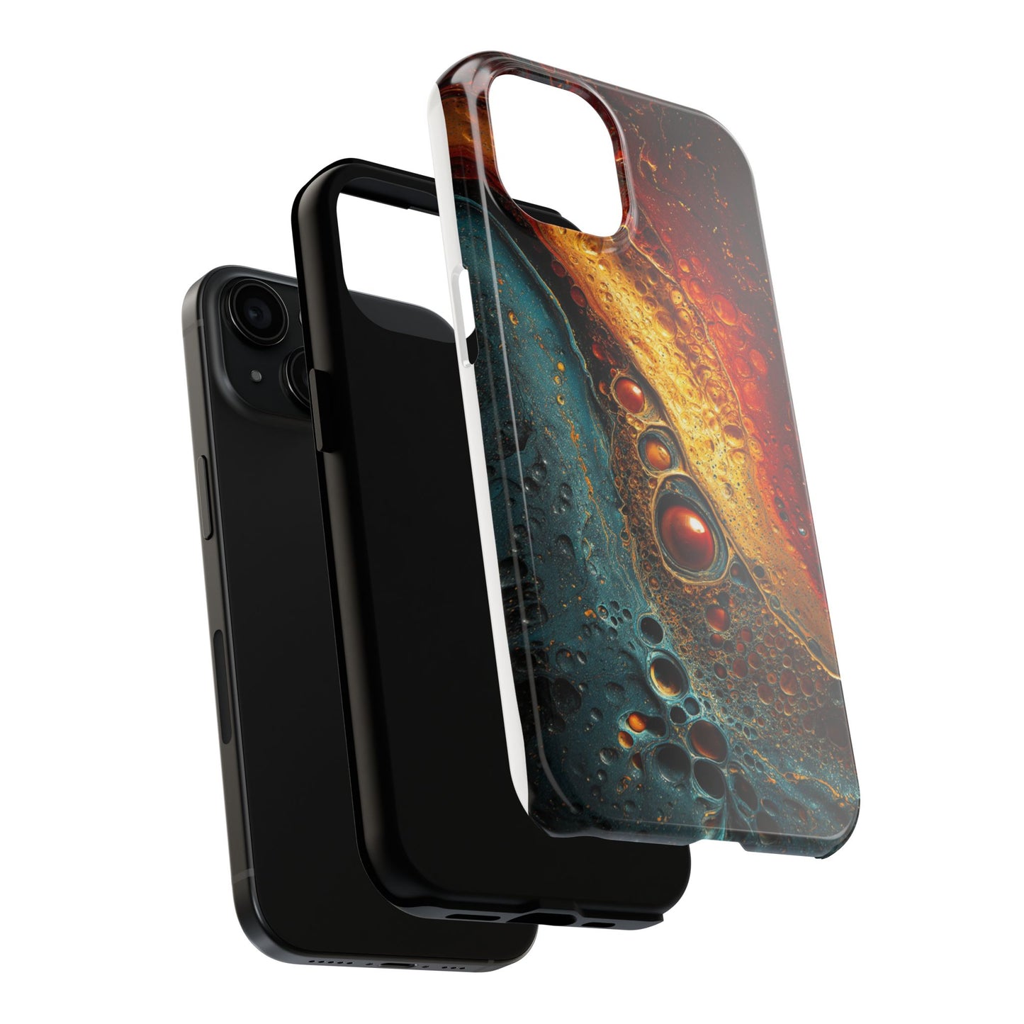 Abstract Colorful Tough Phone Case - Protective Cover with Unique Design
