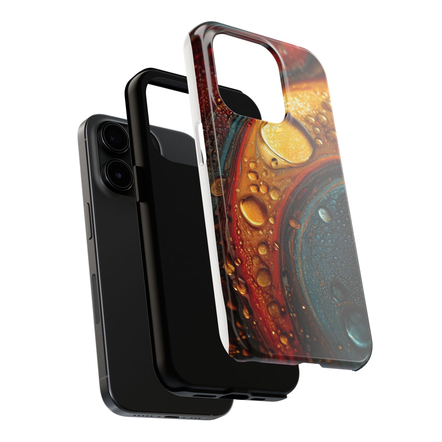 Vibrant Watercolor Tough Phone Case - Colorful Abstract Design