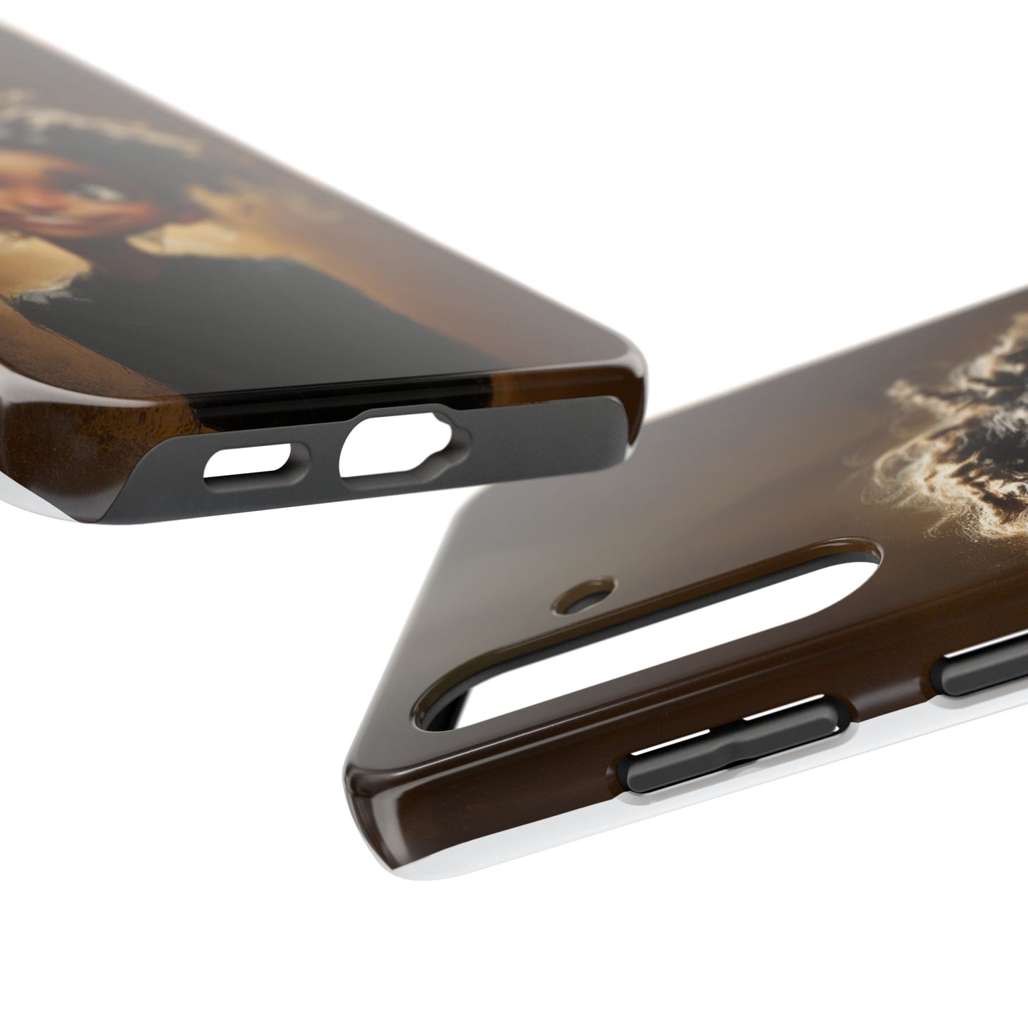 Whimsical Tough Phone Case with Playful Character Design