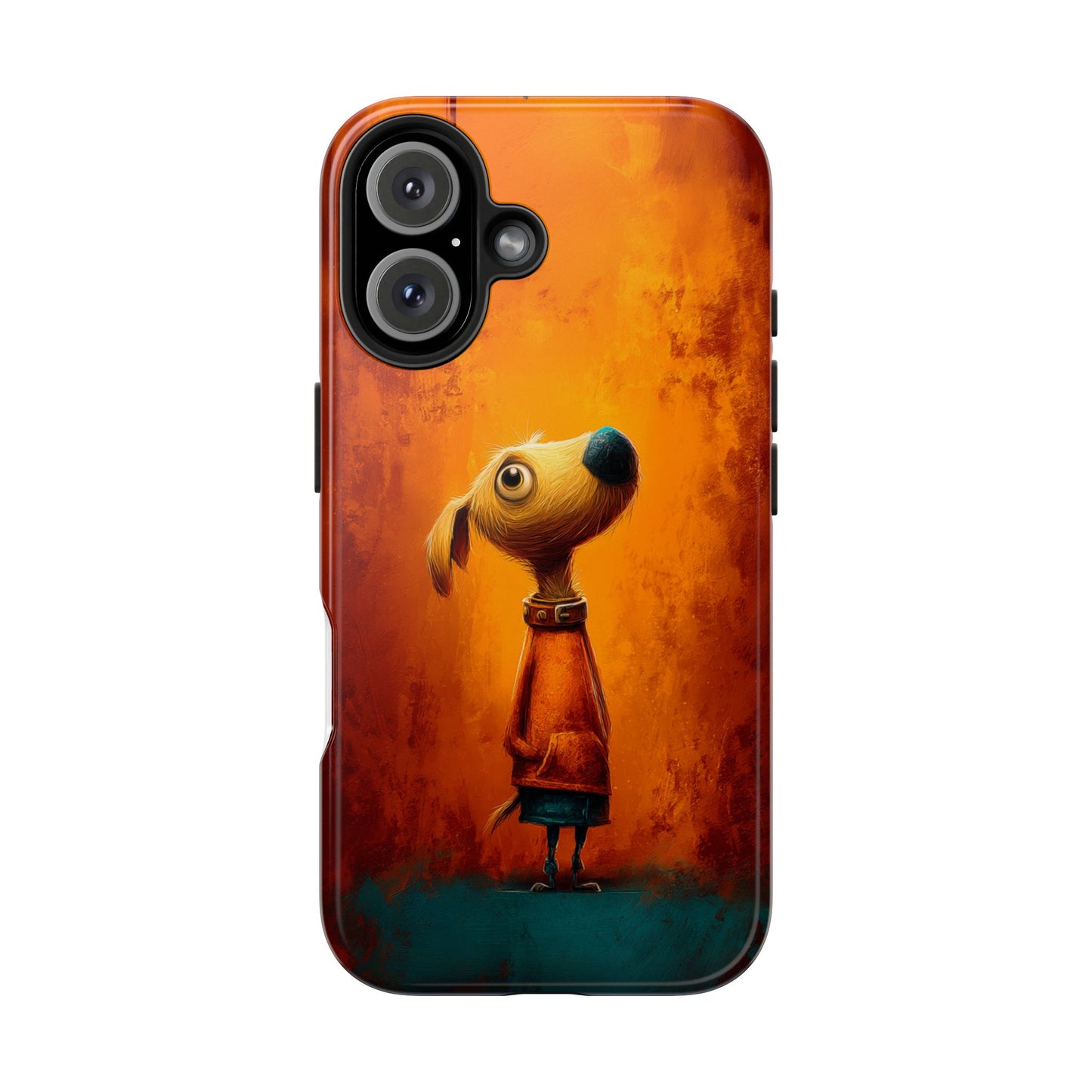 Whimsical Dog Art Tough Phone Case - Durable & Stylish Pet Lover Accessory