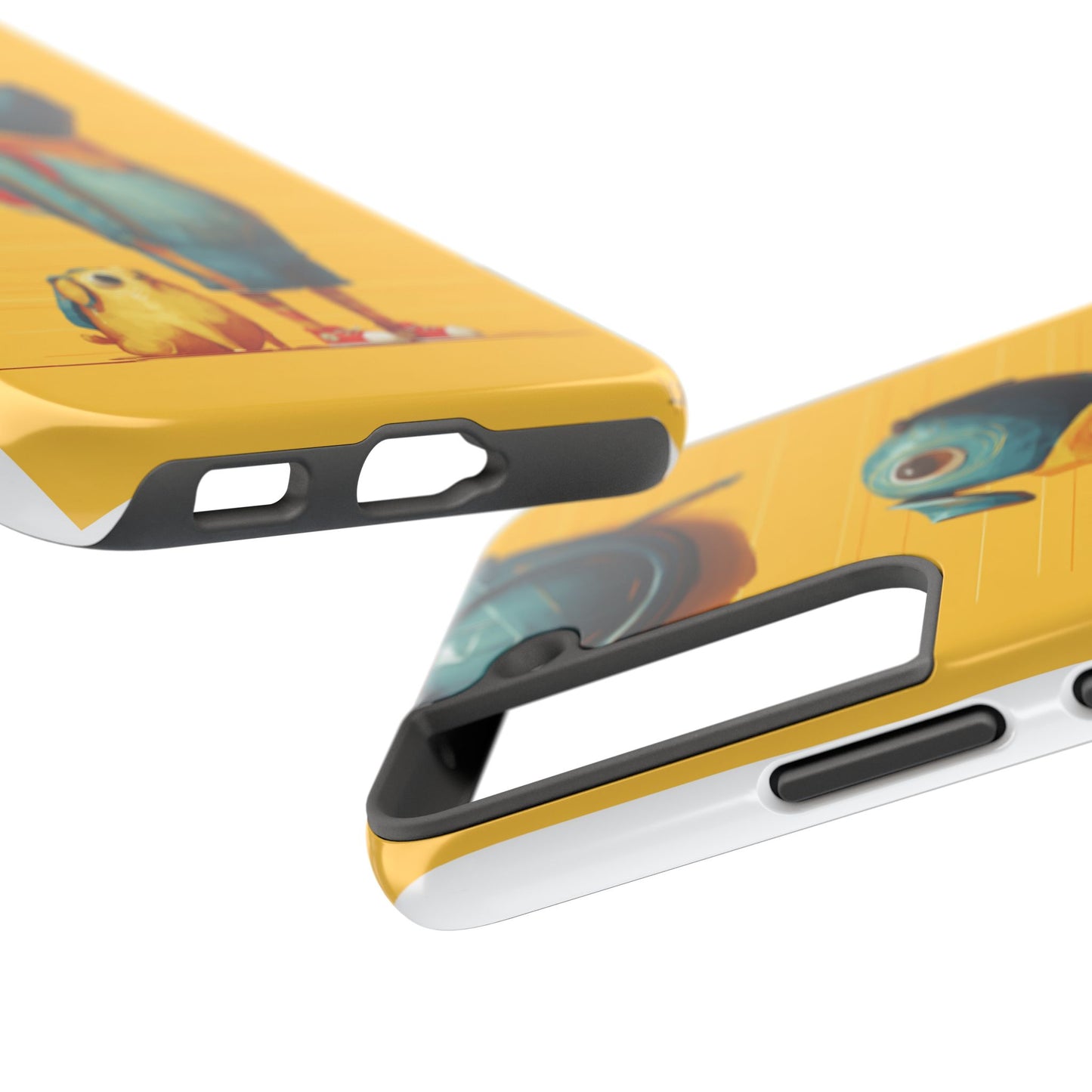 Colorful Animal Art Tough Phone Case - Perfect for Pet Lovers & Kids