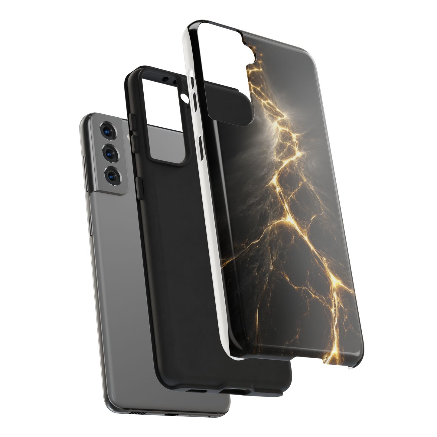 Lightning Bolt Tough Phone Case - Durable & Stylish Protection