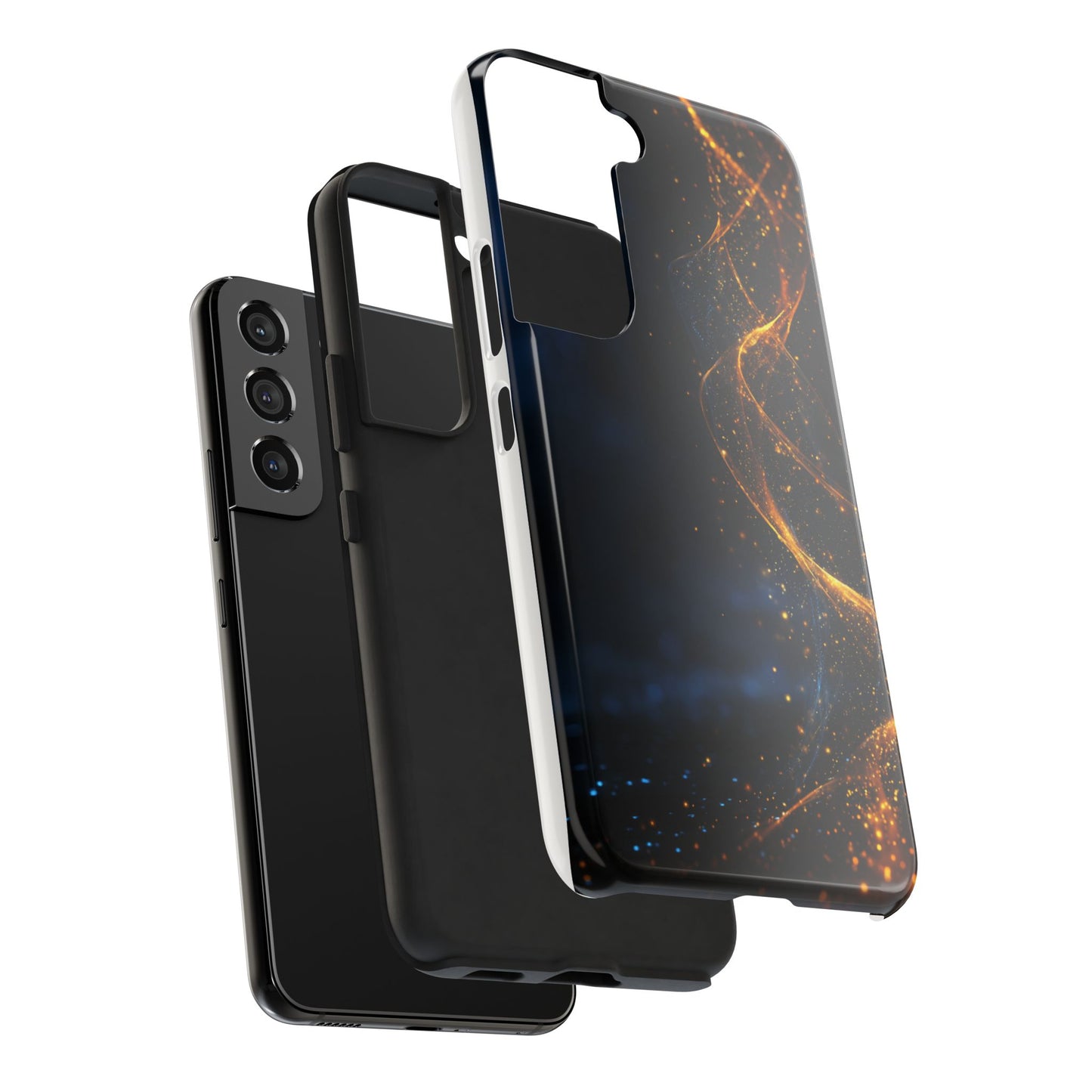 Galaxy Sparkle Tough Phone Case - Durable Protection with Elegant Design