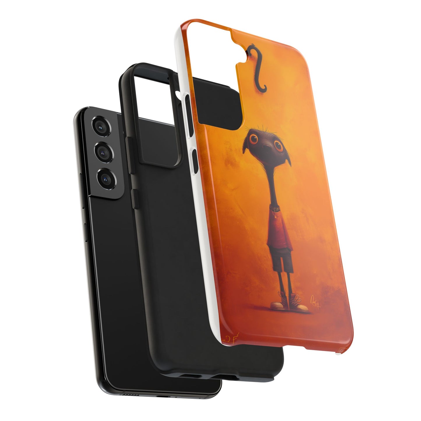 Whimsical Tough Phone Cases - Unique, Durable Design for Creative Minds