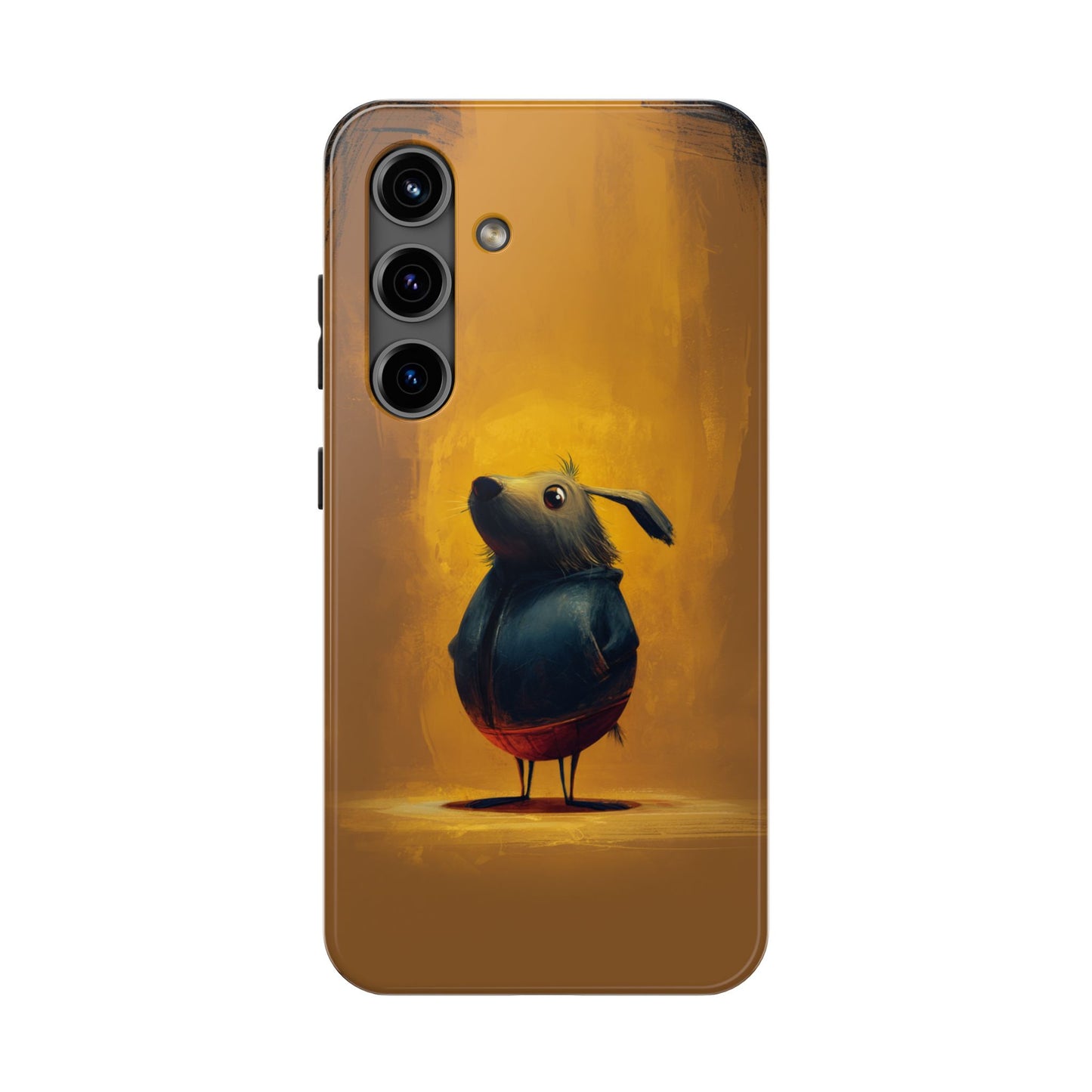 Whimsical Dog Art Tough Phone Case - Durable & Stylish
