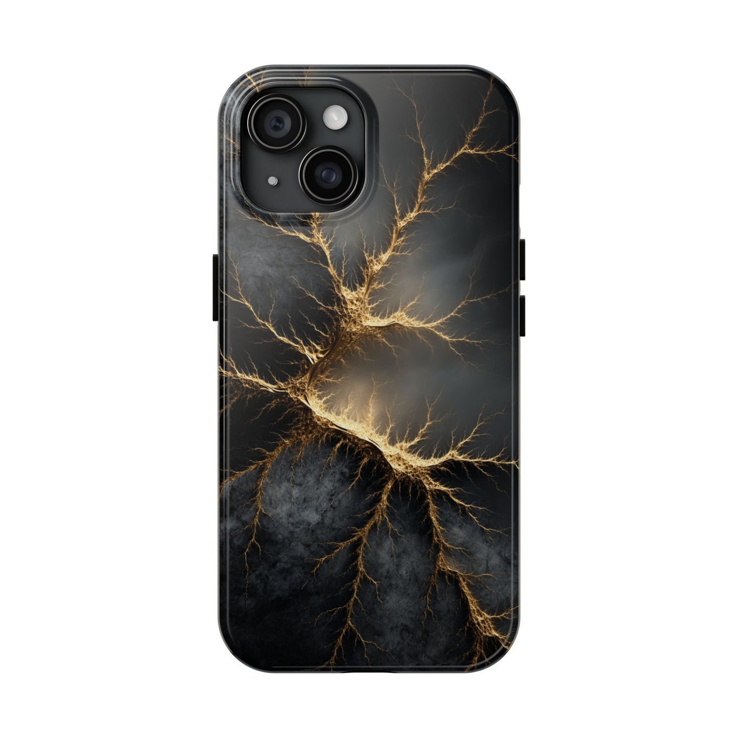 Electric Lightning Tough Phone Case - Durable Protection with Striking Design