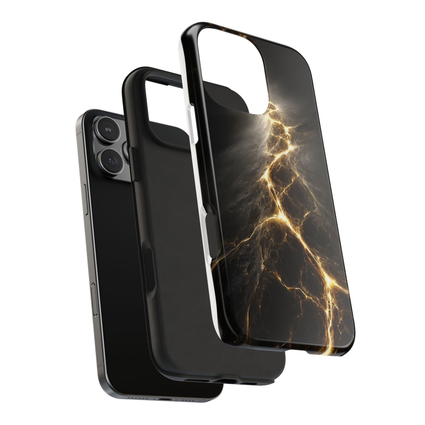 Lightning Bolt Tough Phone Case - Durable & Stylish Protection