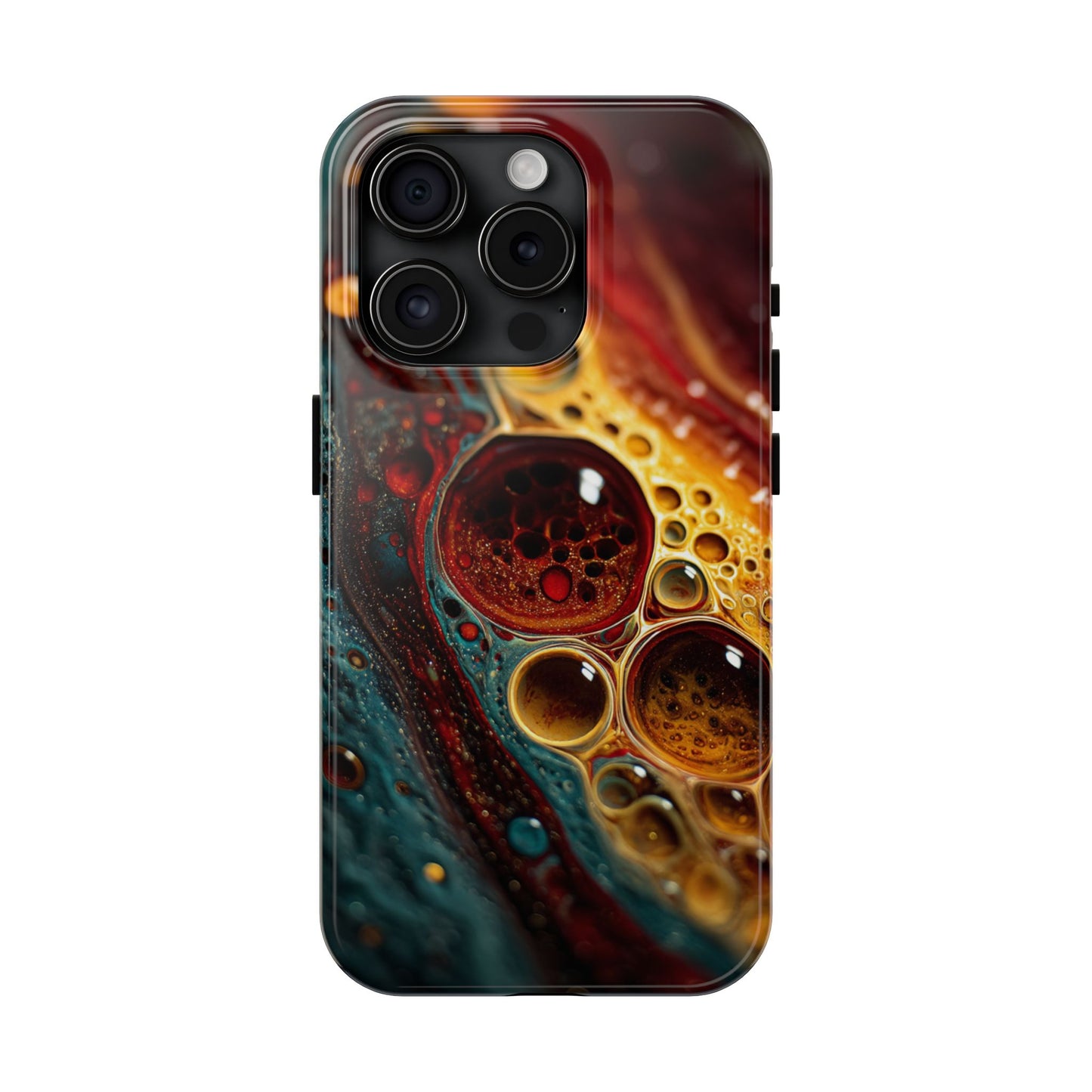 Vibrant Abstract Tough Phone Case - Unique Art for Stylish Protection