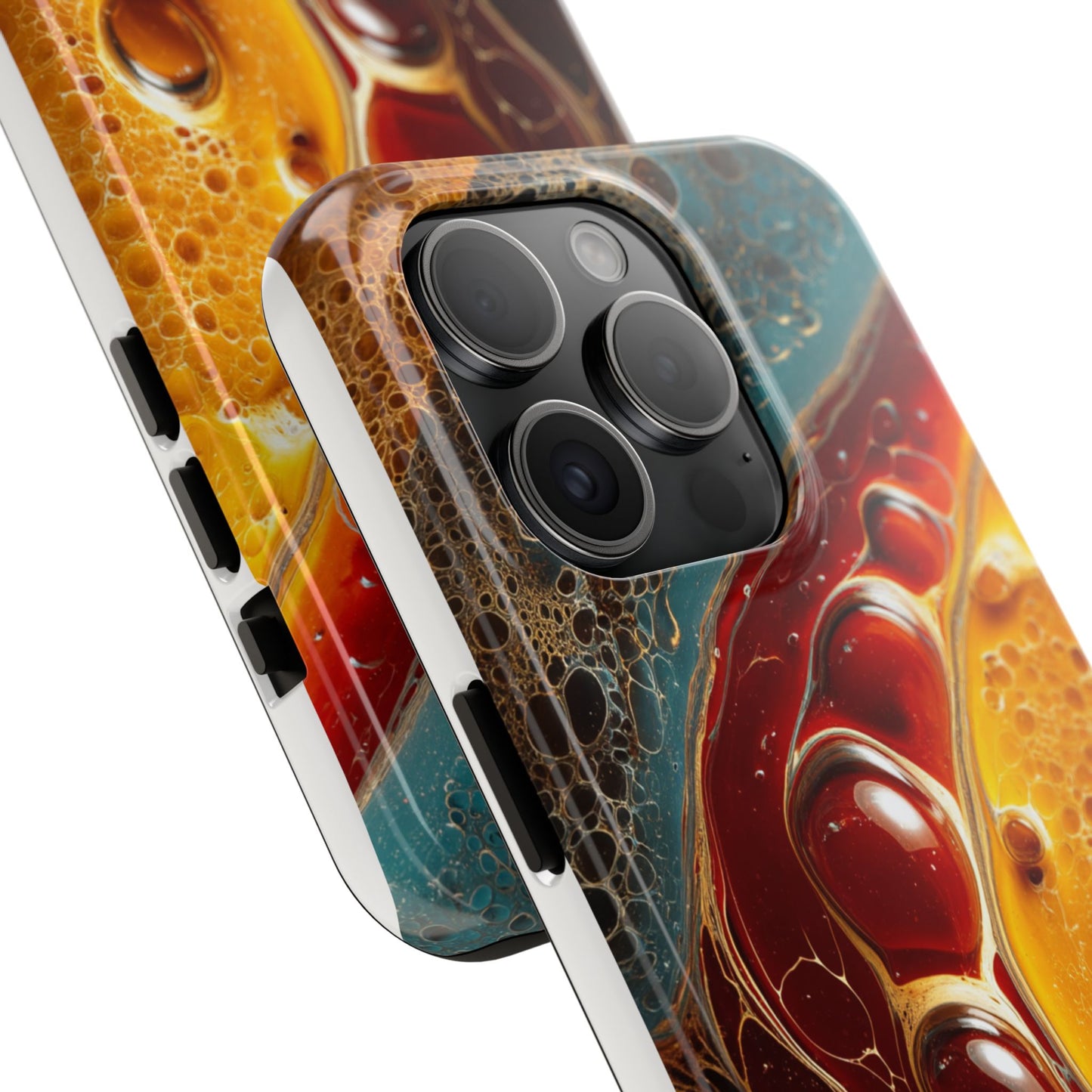 Vibrant Abstract Tough Phone Case - Colorful Protection for Your Device