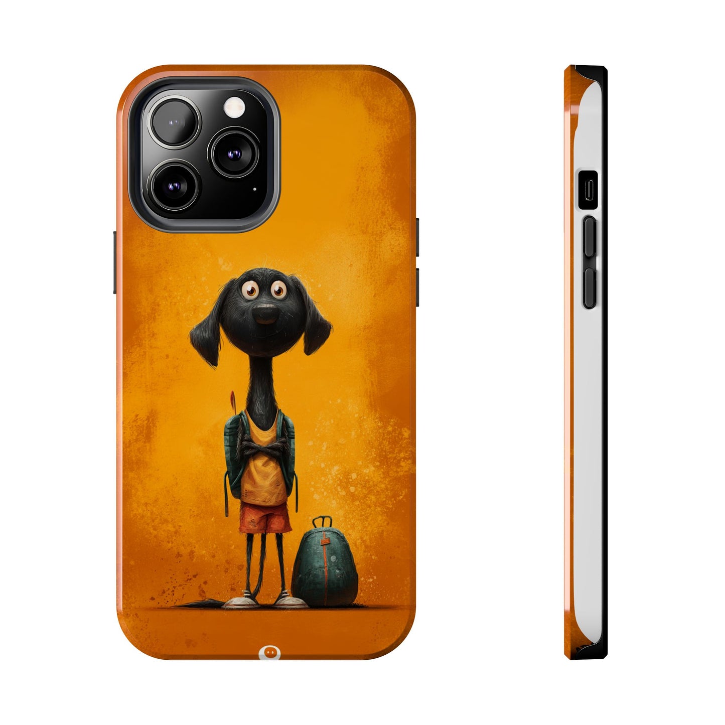 Cute Dog Art Tough Phone Case for Animal Lovers