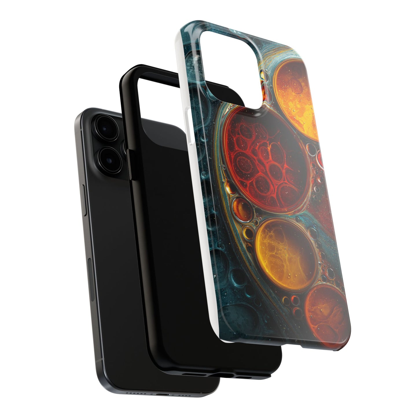 Vibrant Abstract Tough Phone Case - Durable Protection with Artistic Design