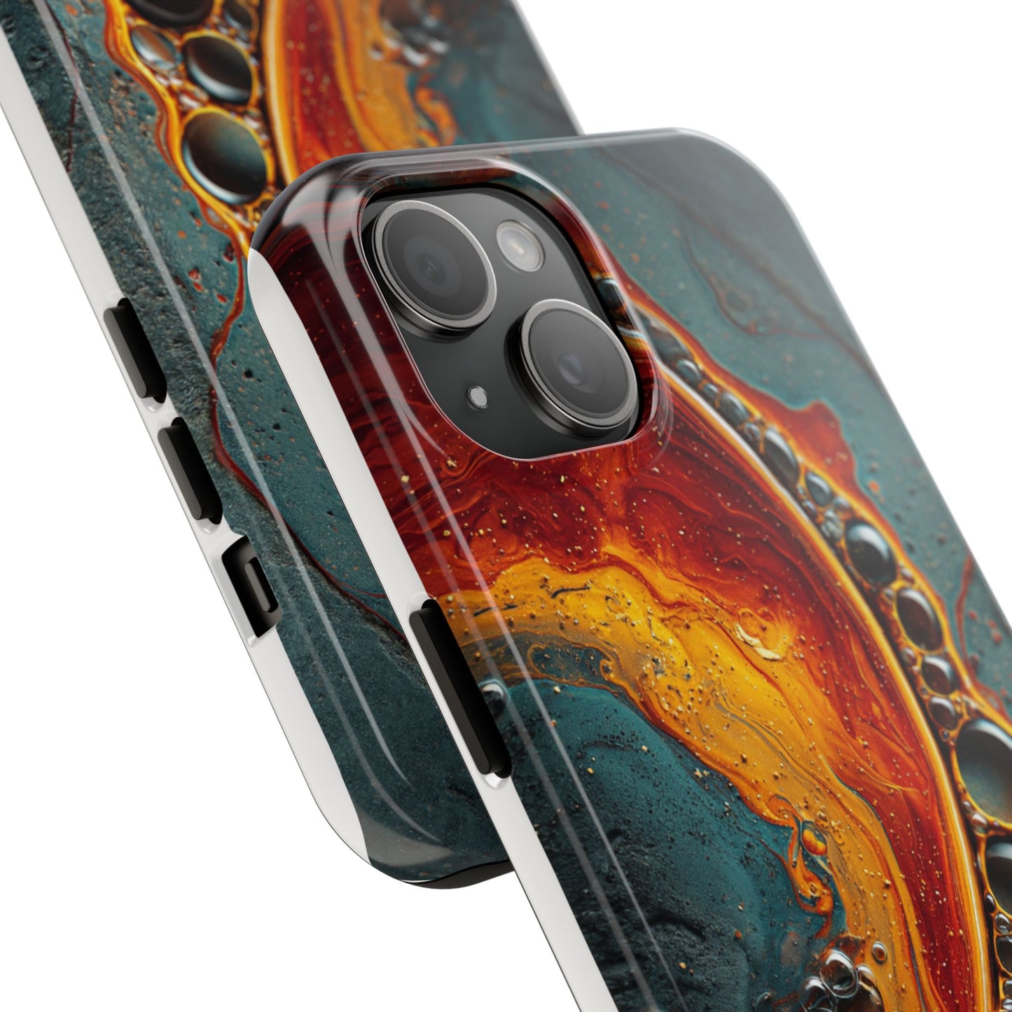 Vibrant Abstract Tough Phone Cases - Stylish Protection