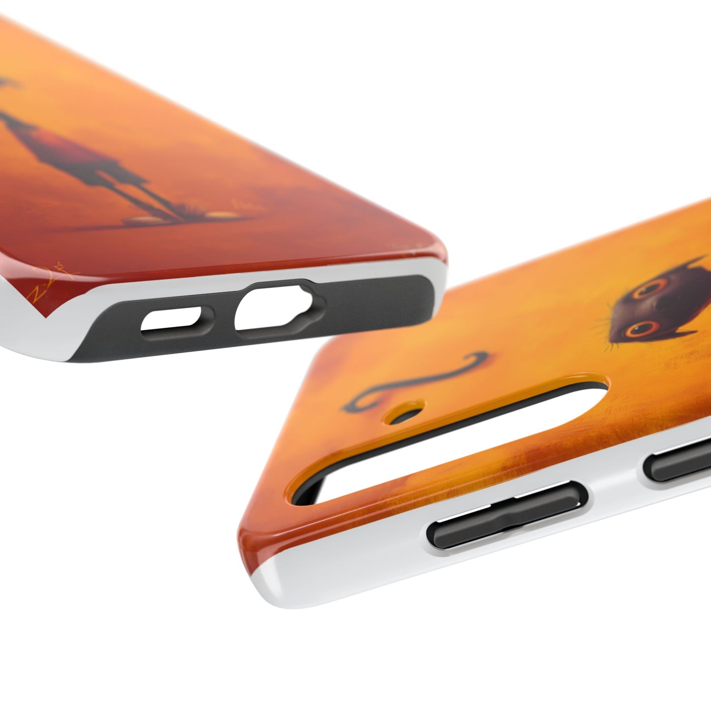 Whimsical Tough Phone Cases - Unique, Durable Design for Creative Minds