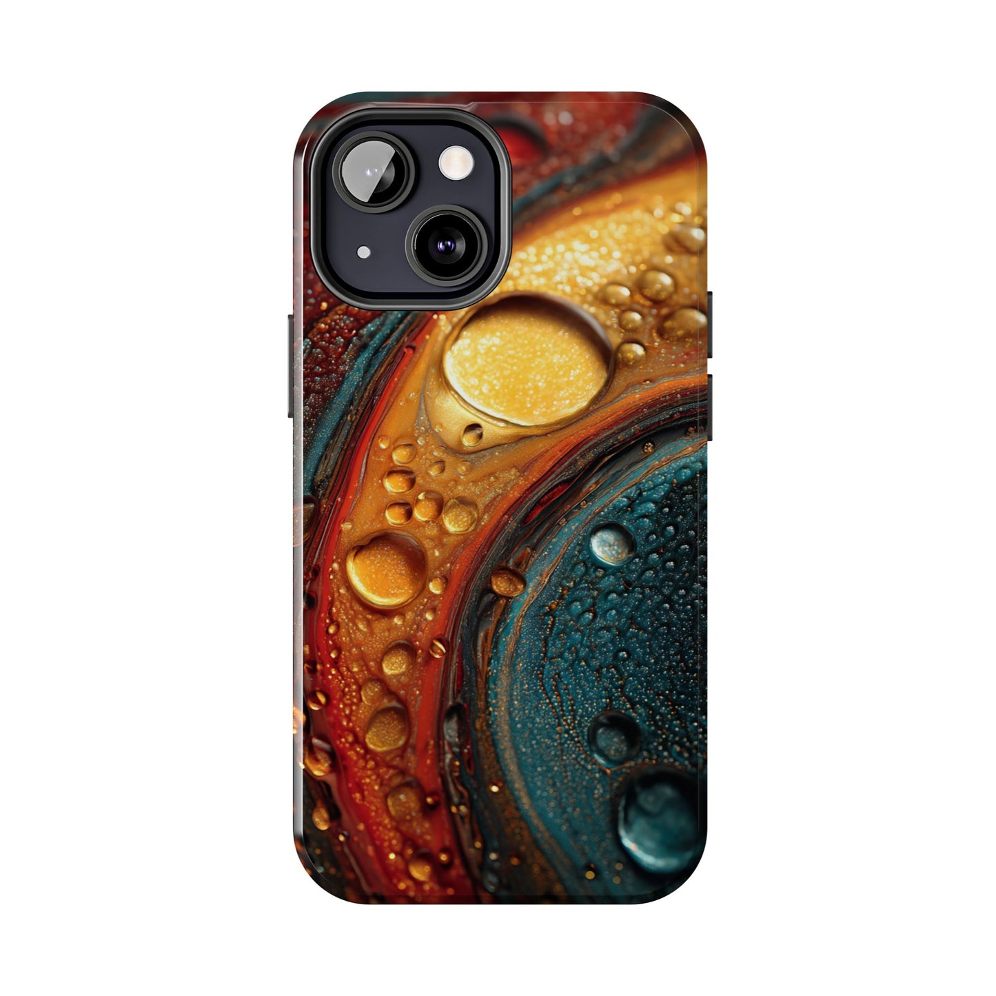 Vibrant Watercolor Tough Phone Case - Colorful Abstract Design