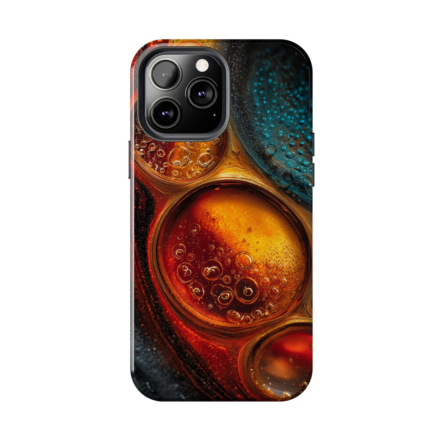 Vibrant Abstract Tough Phone Case – Bubble Design for Ultimate Protection