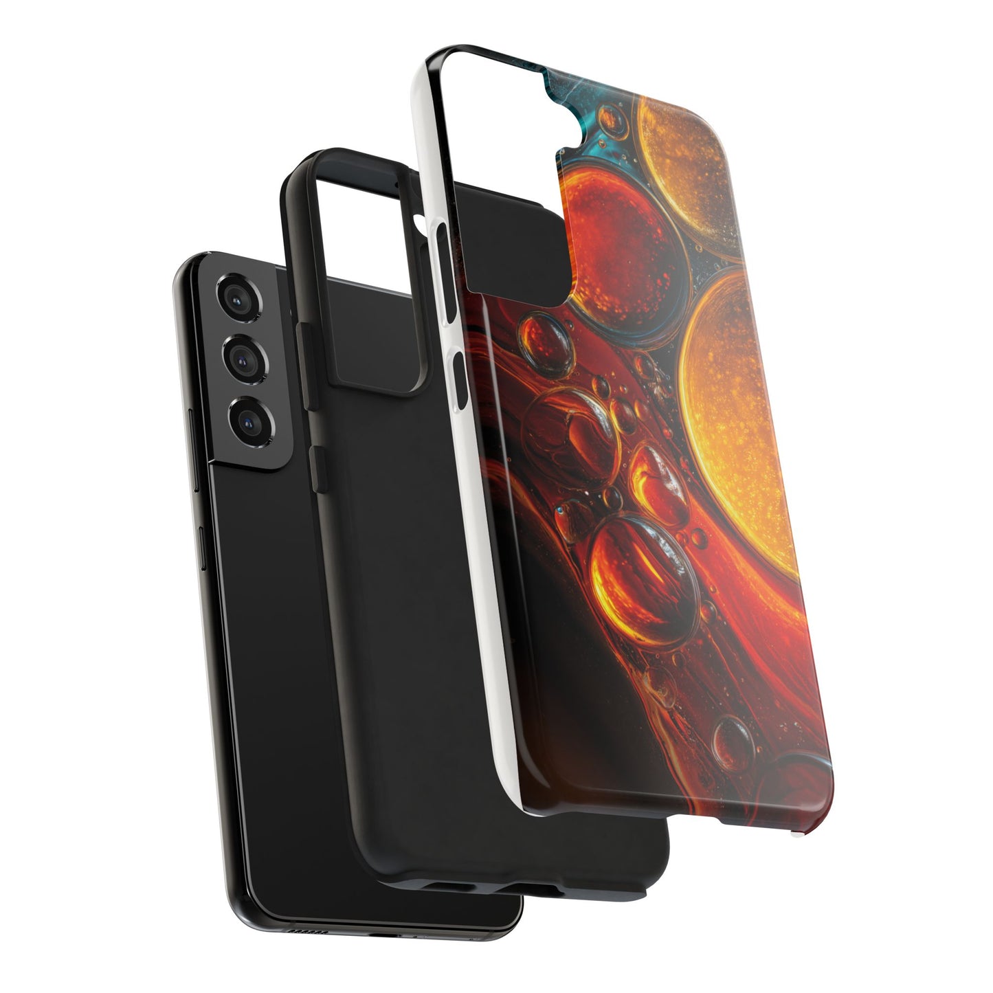 Vibrant Abstract Tough Phone Case - Protective Cover with Colorful Design