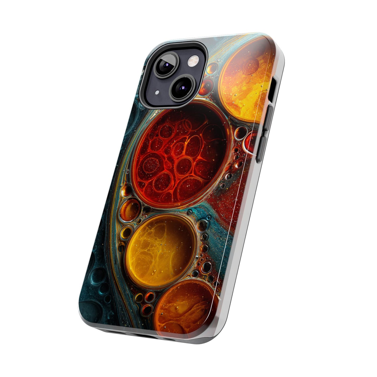 Vibrant Abstract Tough Phone Case - Durable Protection with Artistic Design