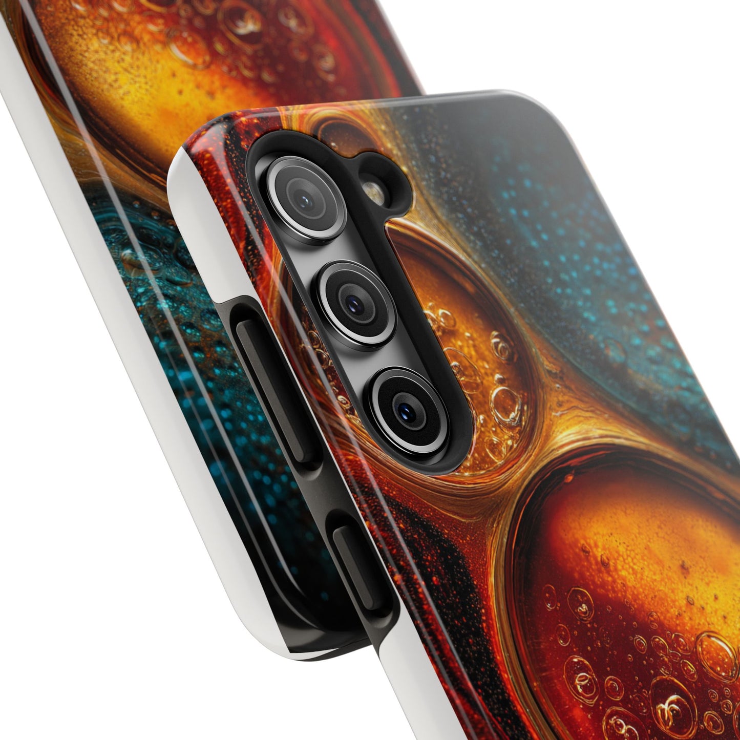 Vibrant Abstract Tough Phone Case – Bubble Design for Ultimate Protection