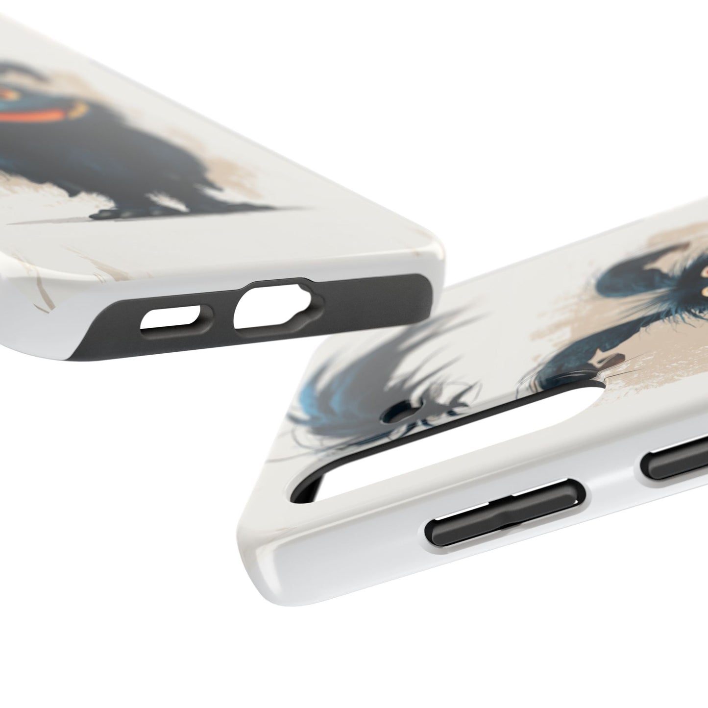 Whimsical Monster Tough Phone Case - Durable Protection for Fun-Loving Individuals