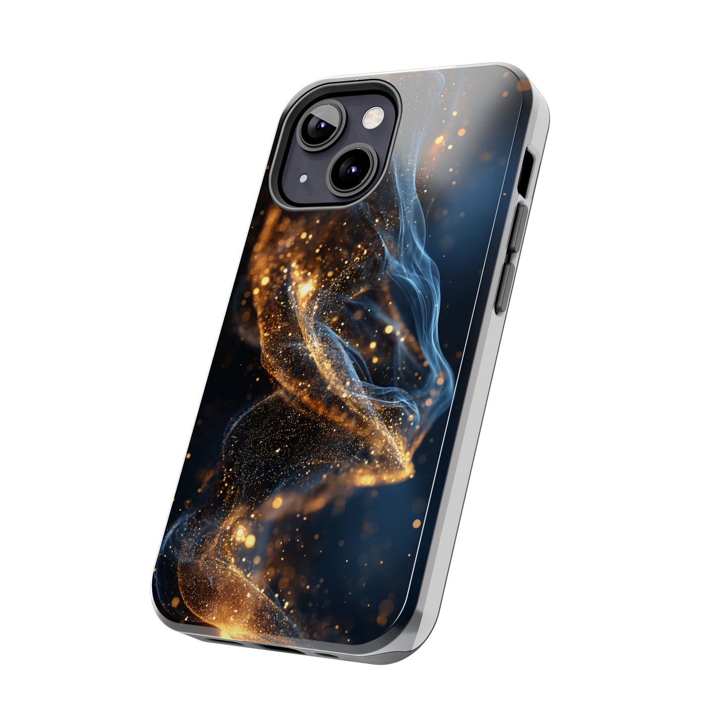 Elegant Gold Swirl Tough Phone Case – Durable & Stylish Protection for Your Device