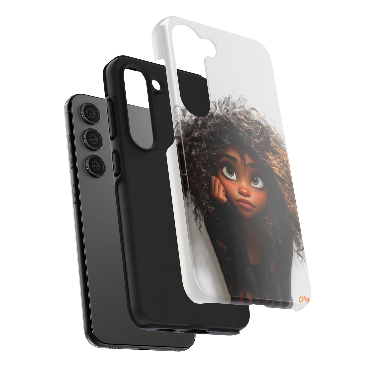 Whimsical Tough Phone Case – Playful Character Design for Teens & Creatives