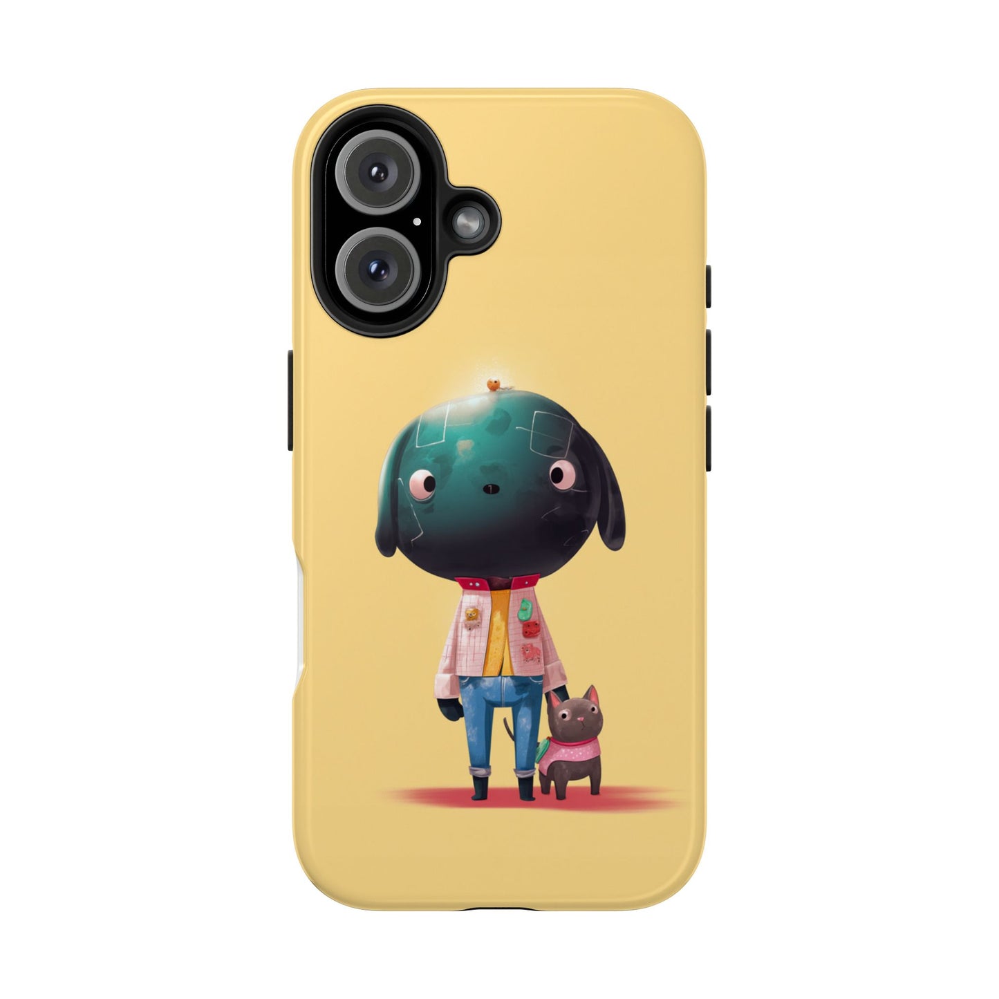 Cute Dog-Themed Tough Phone Cases for Pet Lovers - Durable Protection & Whimsical Design