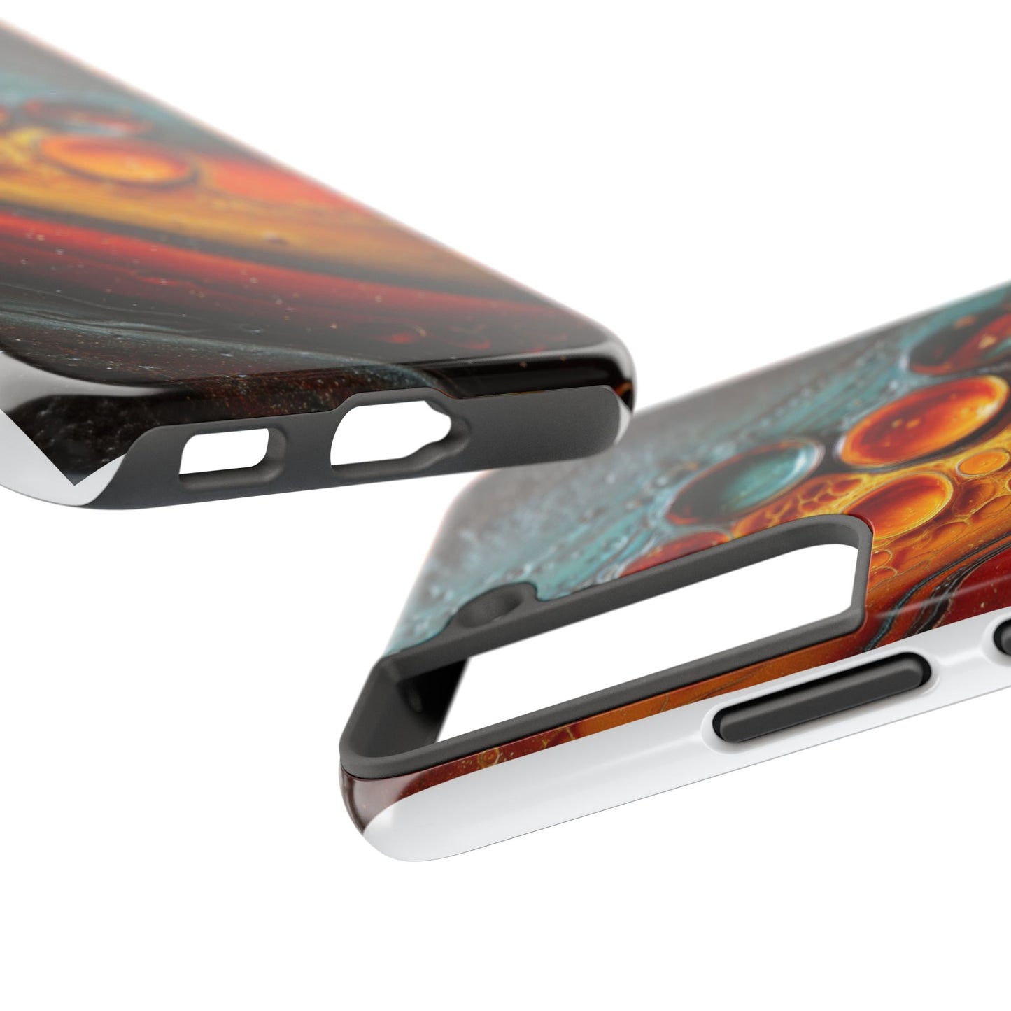 Artistic Tough Phone Case - Unique Abstract Design for Durable Protection