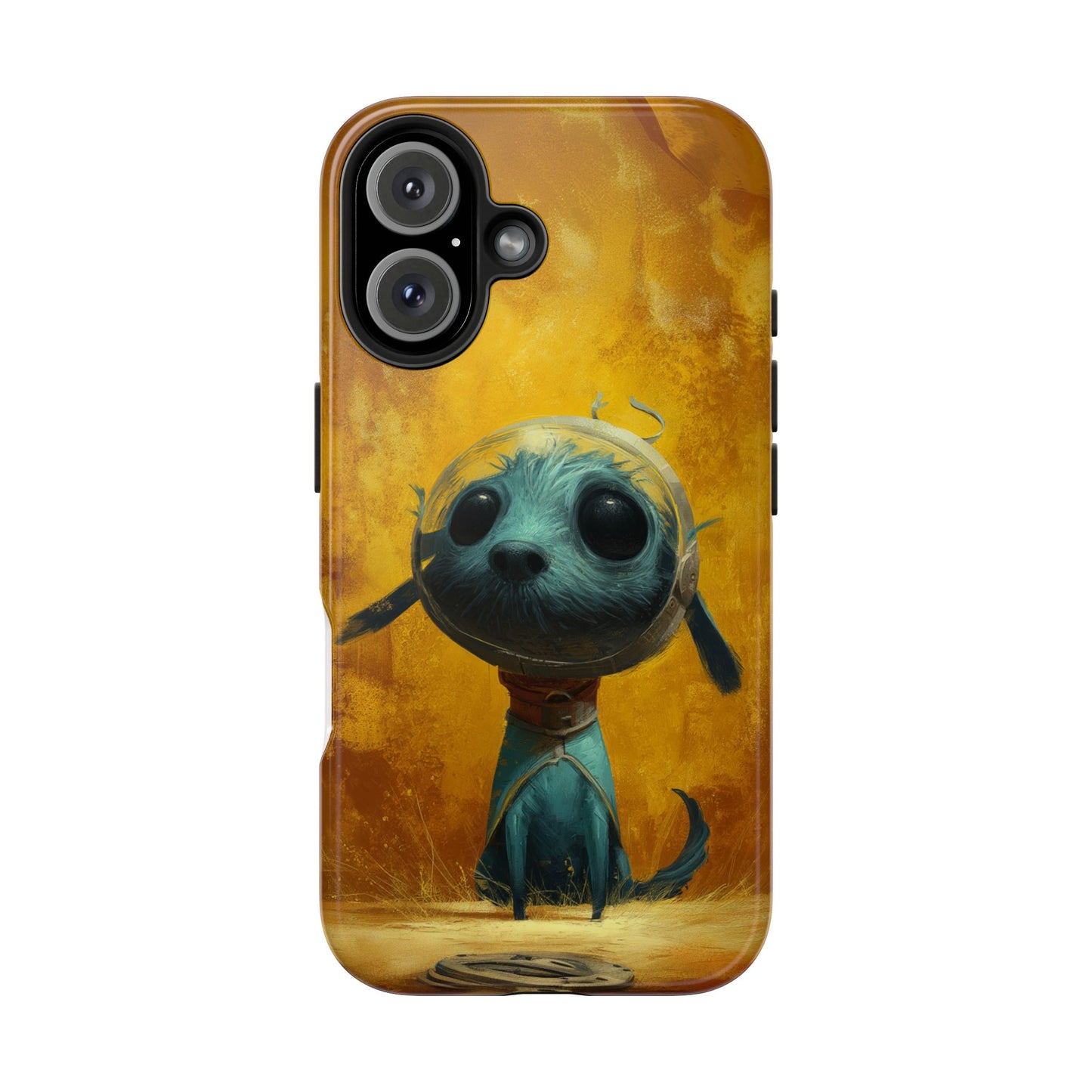 Cute Dog Art Tough Phone Case - Stylish & Protective