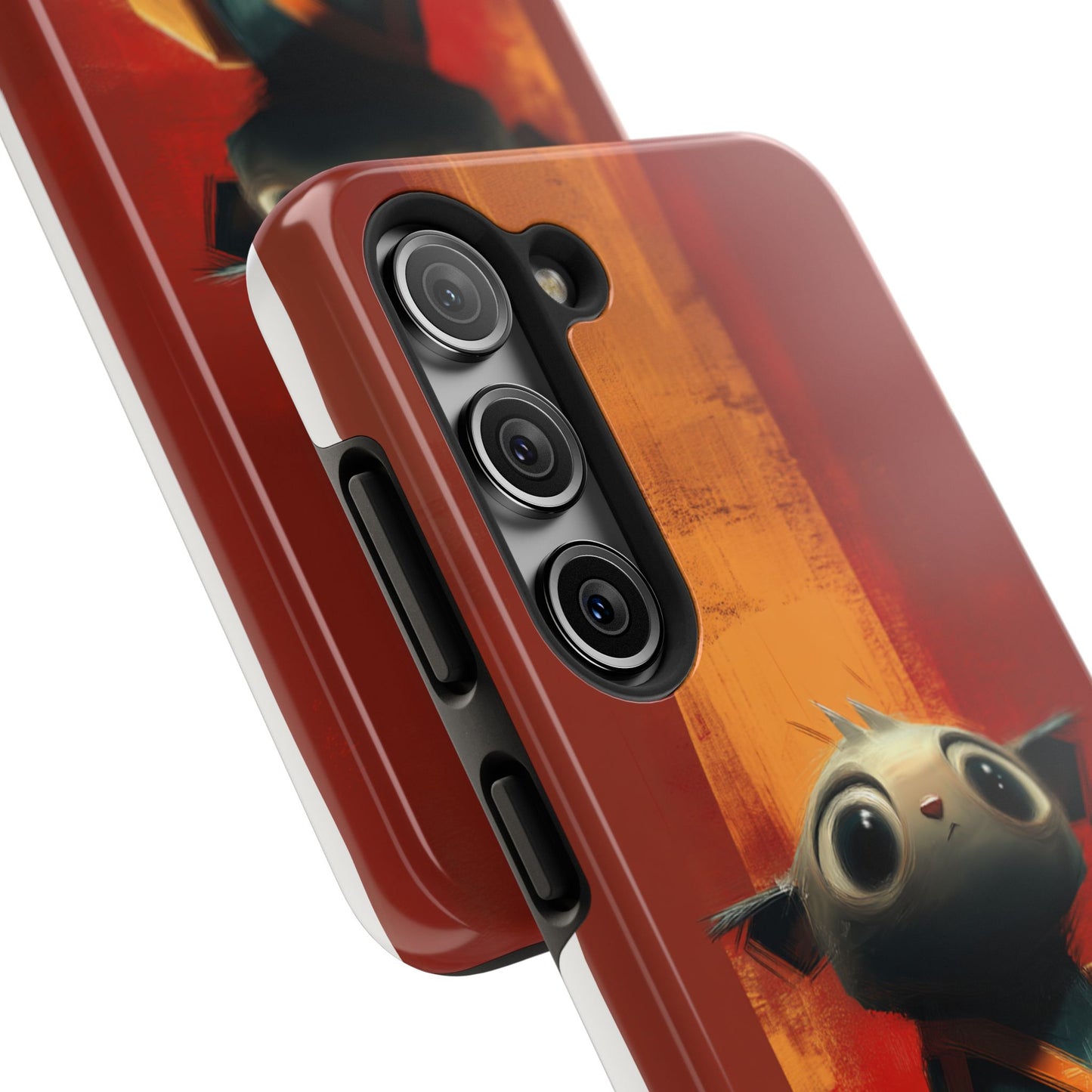 Adventurous Character Tough Phone Case - Durable Protection for Creative Souls