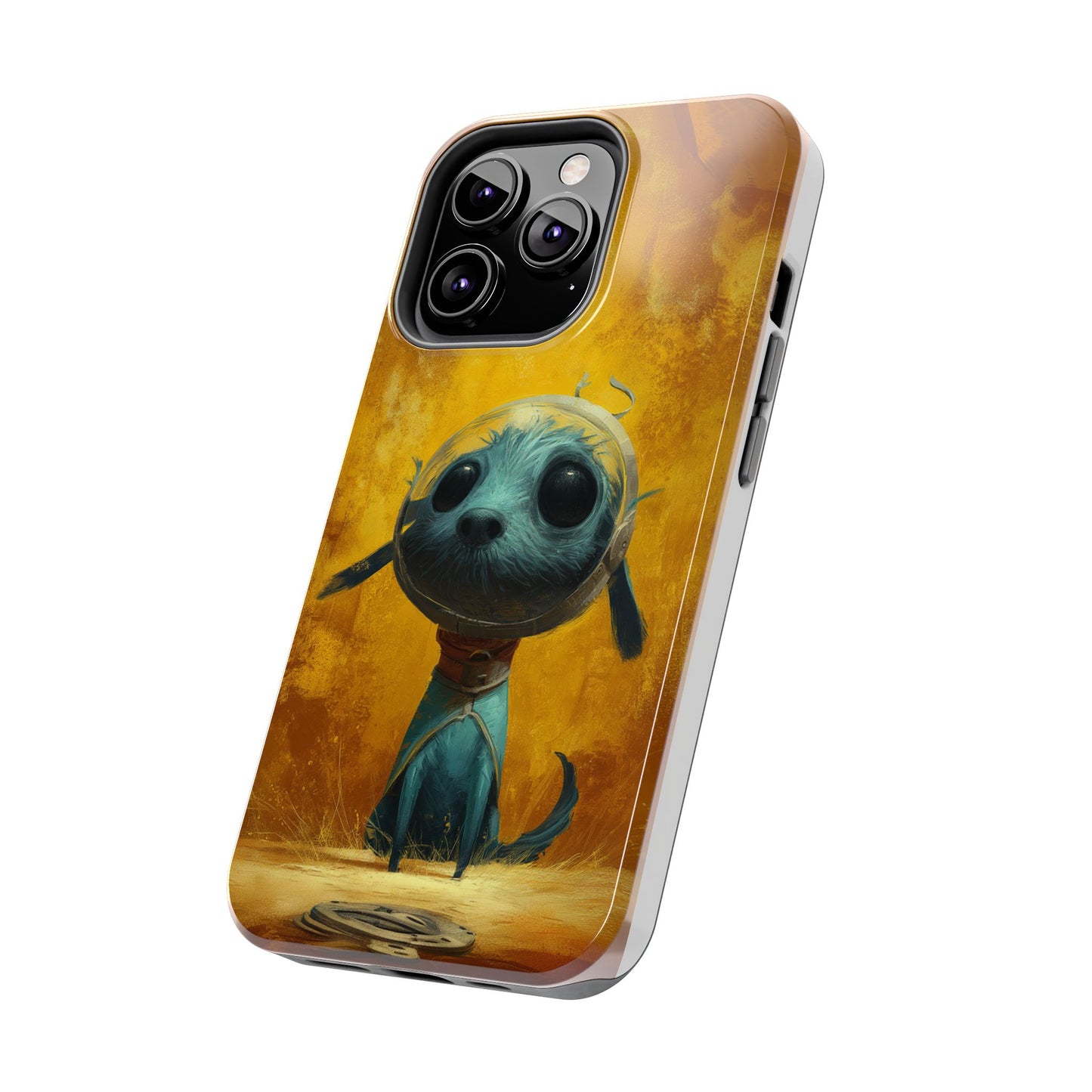 Cute Dog Art Tough Phone Case - Stylish & Protective