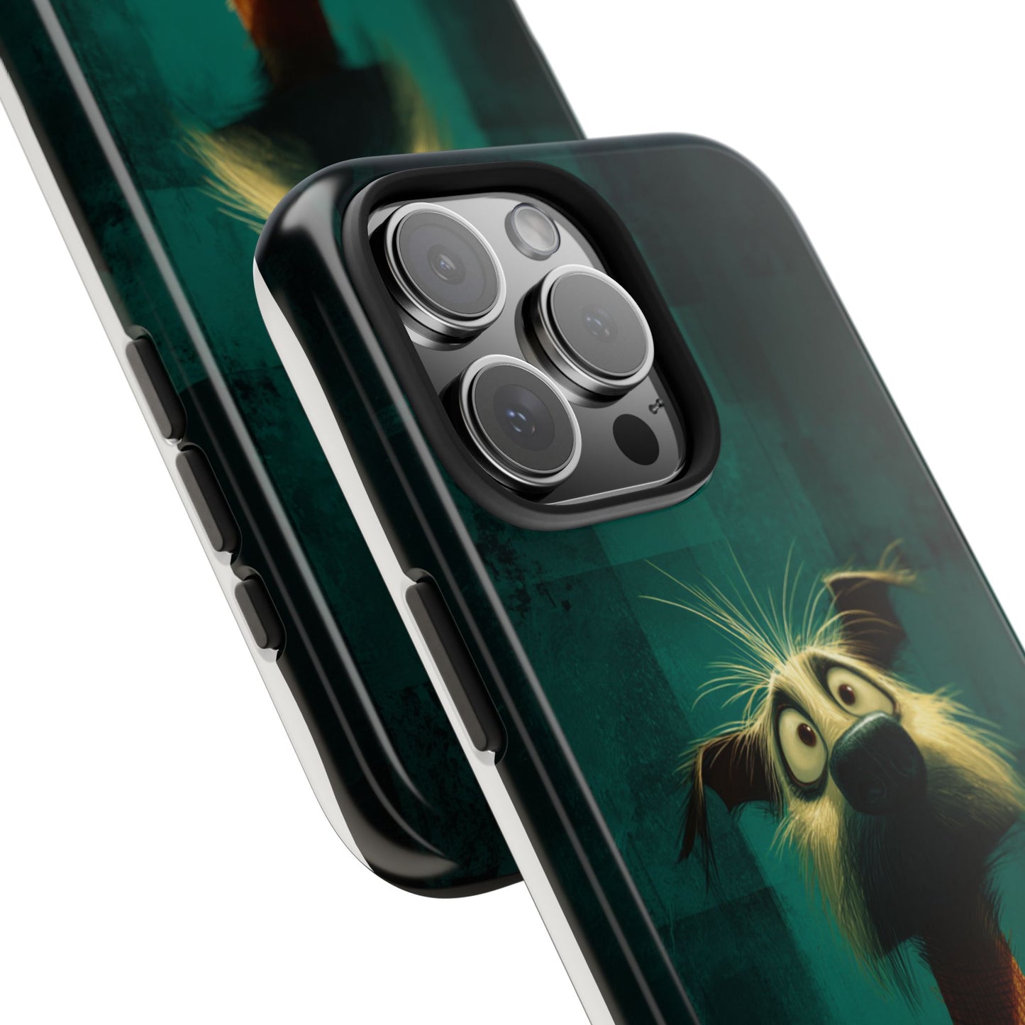 Cute Pet-Inspired Tough Phone Case - Ideal for Animal Lovers