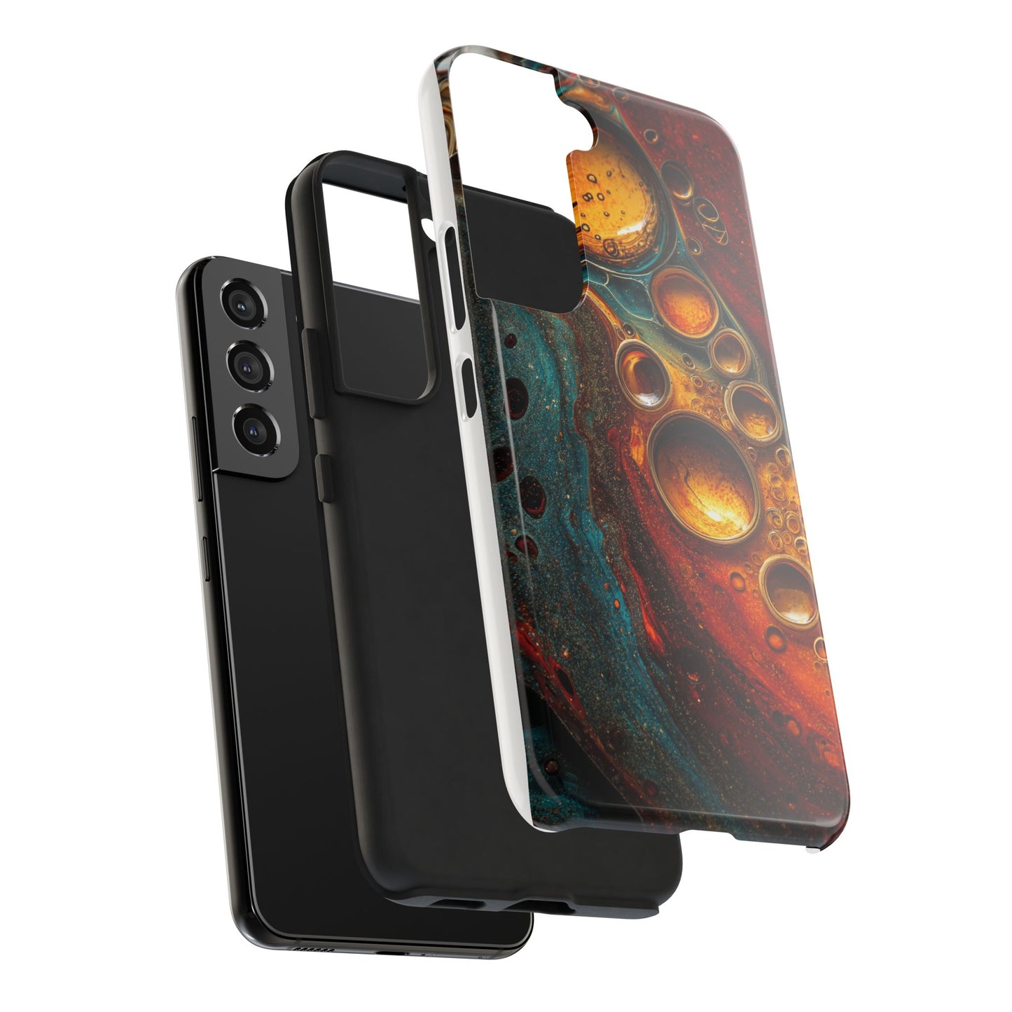 Abstract Art Tough Phone Case - Unique Colorful Design