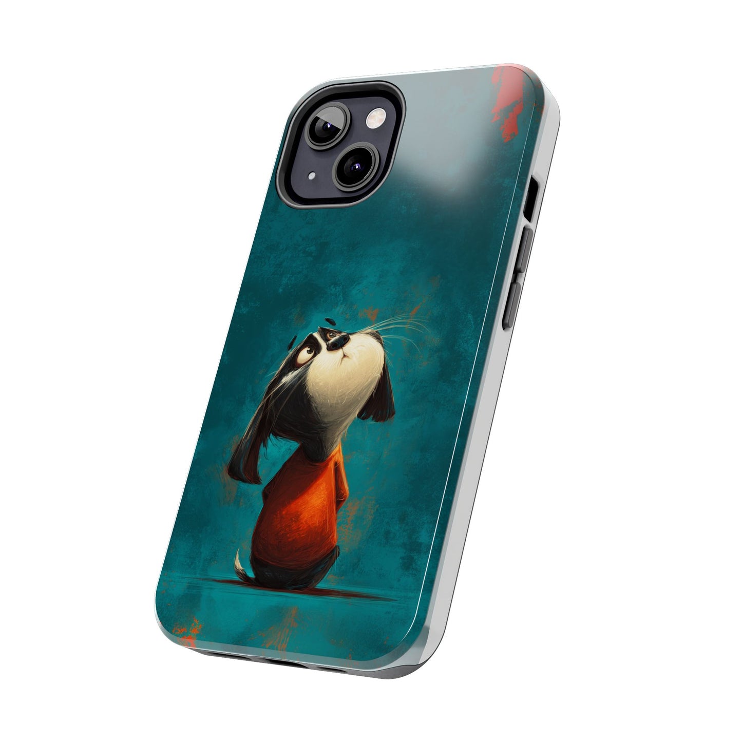 Whimsical Dog Tough Phone Case - Perfect for Pet Lovers!