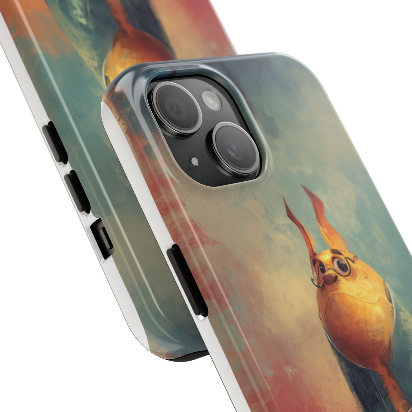 Animal Art Tough Phone Cases, Cute Character Phone Protector, Unique Cartoon Phone Cover, Fun Gift for Kids, Birthday or Holiday Present